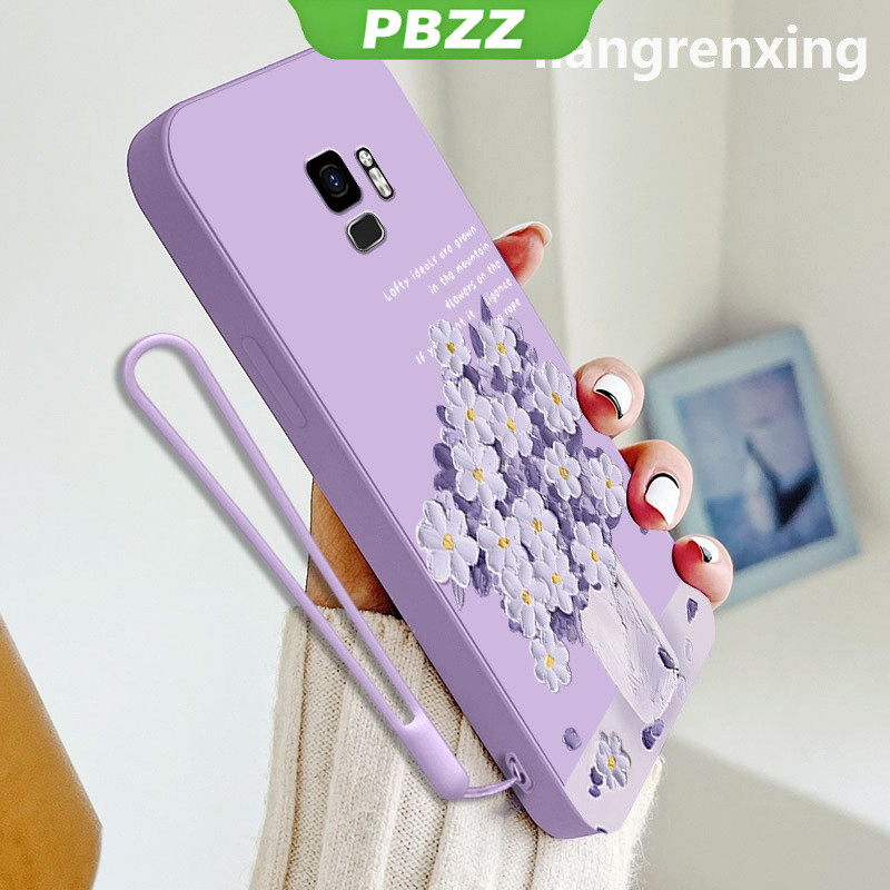 PBZZ เคสโทรศัพท์มือถือ ซิลิโคนนิ่ม กันกระแทก ลายดอกไม้คอมมิก สําหรับ samsung s9 plus s9 YTYHH01