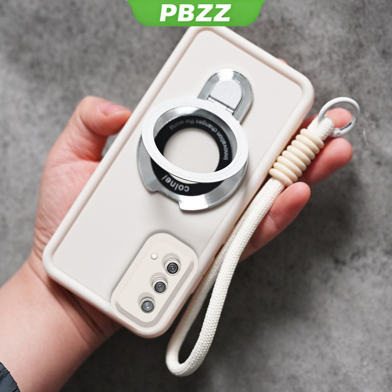 PBZZ 2026 สําหรับ OPPO A74 A76 A96 A52 A92 a95 4G A74 a56 5G เคสโทรศัพท์ Softcase กันกระแทกใหม่ออกแบบความงามพร้อมผู้ถือและเชือกเส้นเล็กสําหรับสาว JTMSZJ02