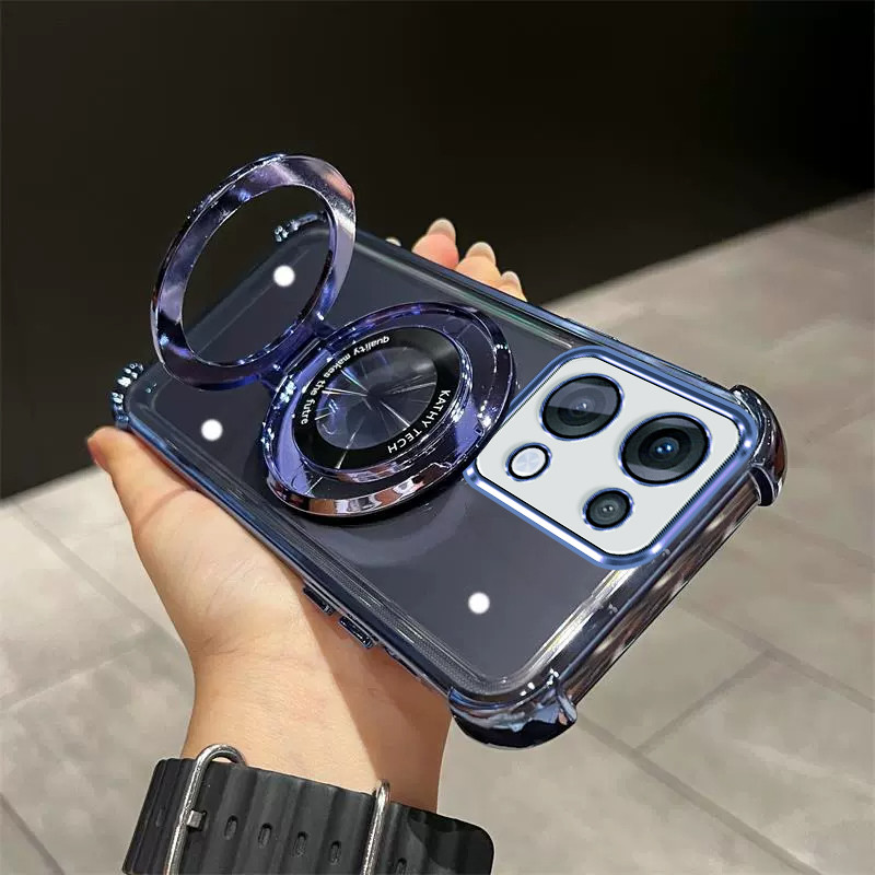เคส Oppo Reno 13 5G tpu ที่วางโทรศัพท์กันกระแทกพร้อมฟังก์ชั่นกันลื่น SJZJ เคสโทรศัพท์มือถือ