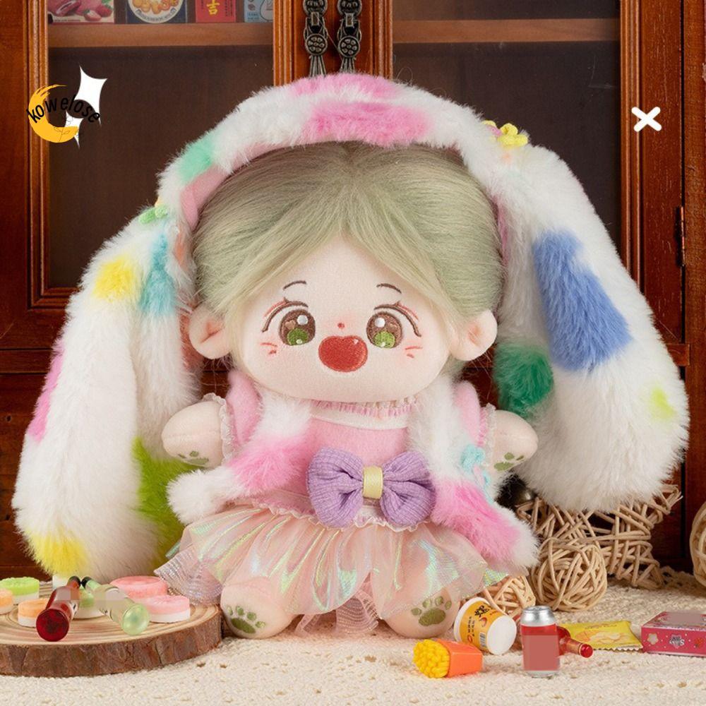 KOWELOSE เสื้อผ้าตุ๊กตาชุด, Nifty Cute 20cm Cotton Doll Dress, Doll Accessories Pretty Doll Dresses