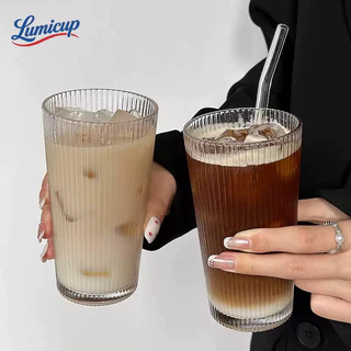 แก้วกระจก220/360ml ลายตีนสไตล์วินเทจ | แก้วดื่มเครื่องดื่มเย็น ถ่ายรูปสวย เหมาะของขวัญ ช่วงบ่ายชิล