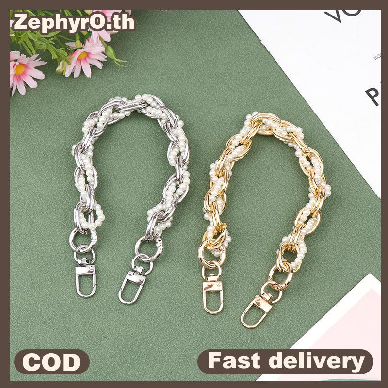 Null Elegant Pearl Extender CHAIN สายคล้องคอที่ถอดออกได้ Extension CHAIN สําหรับผู้หญิงกระเป๋าถือตกแ