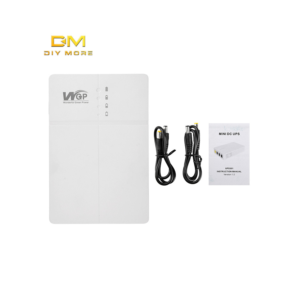 DIYMORE DC 9V 12V เราเตอร์ UPS เครื่องสํารองไฟ 6000mAh ความจุขนาดใหญ่แบตสํารองมือถือ