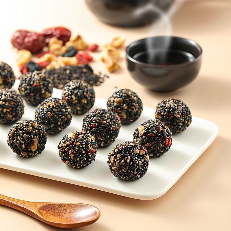 2026 สินค้าใหม่ Wuzhen ลูกงาดํา Wuzhen วอลนัทหม่อน Wolfberry Pastry หญิงตั้งครรภ์ของว่างสบายๆเค้กอ่อ