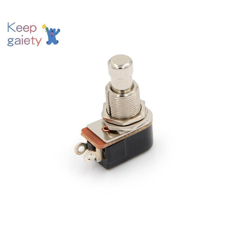 [Kpt-t] สวิตช์กีตาร์ไฟฟ้าใหม่ Momentary Push Button Foot Switch SPST [ใหม่]