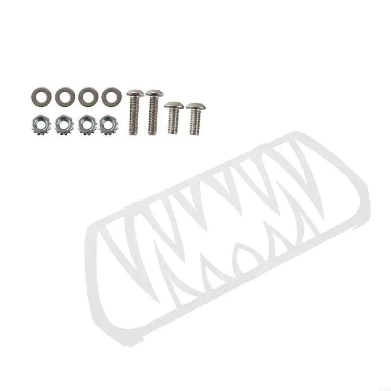 Y4UA หม้อน้ํา Grille Guard Cover อุปกรณ์ตกแต่งสําหรับ Ryker 600 900 มอเตอร์ไซด์อลูมิเนียม Cooling En