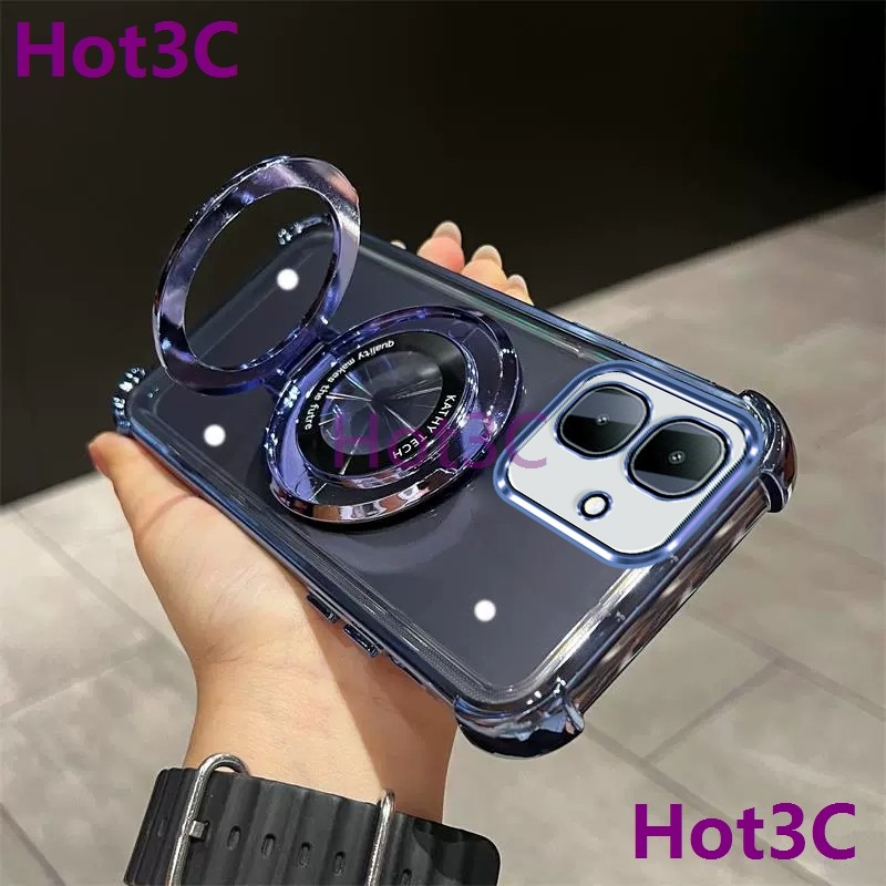 เคส For Infinix Smart 10 / Tecno POP 10 / Tecno Spark G02 tpu กันกระแทกผู้ถือโทรศัพท์พร้อมฟังก์ชั่นกันลื่น SJZJ3 โทรศัพท์มือถือกรณี