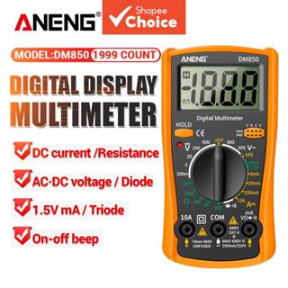 เครื่องทดสอบมัลติมิเตอร์ดิจิตอลแบบกระเป๋า ANENG DM850 ขนาดพก…