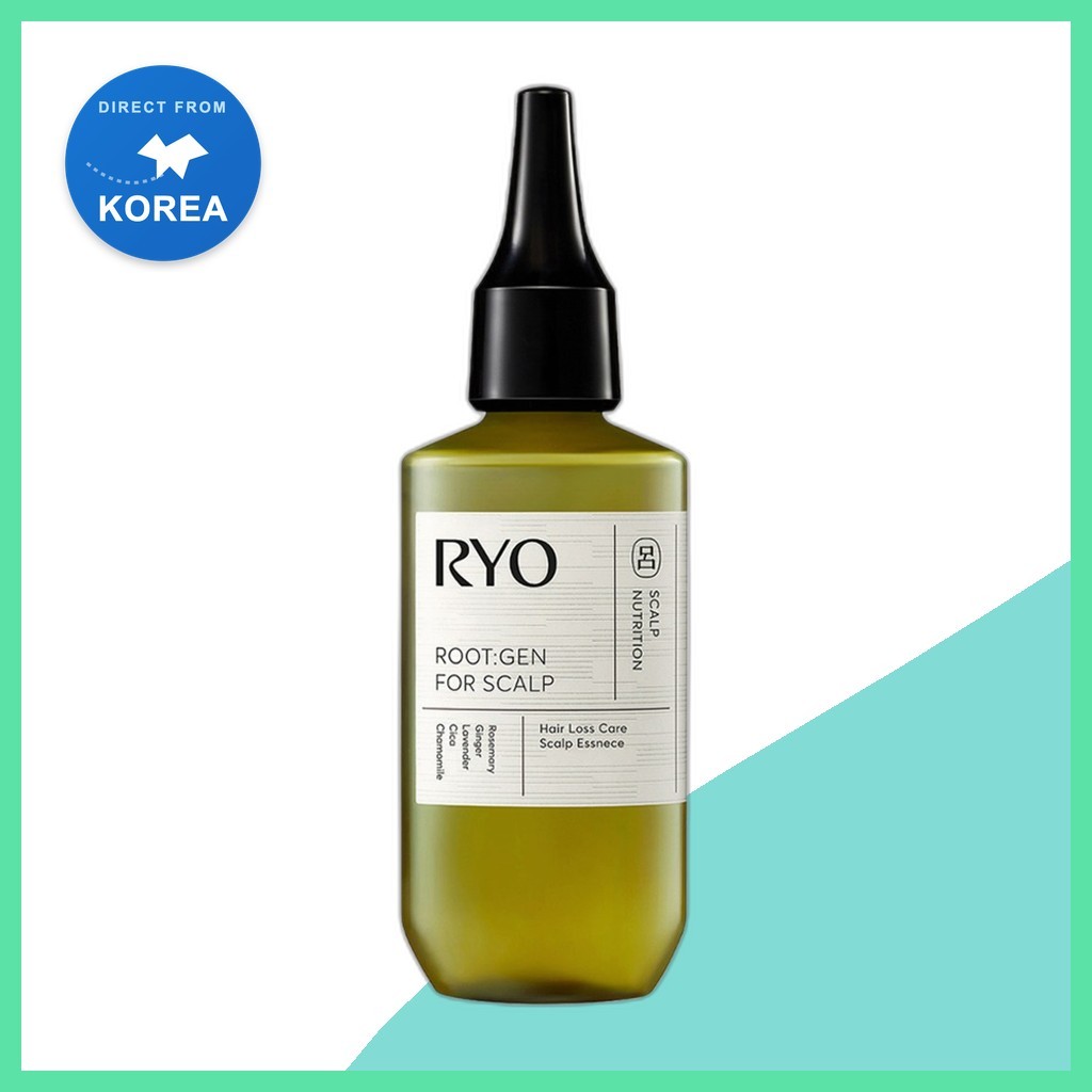 [ryo] Root:Gen Scalp Essence, 80ml, 1pc / Korean Scalp Essence / สูตรบางเบา / ของแท้ 100% โดย Morin 