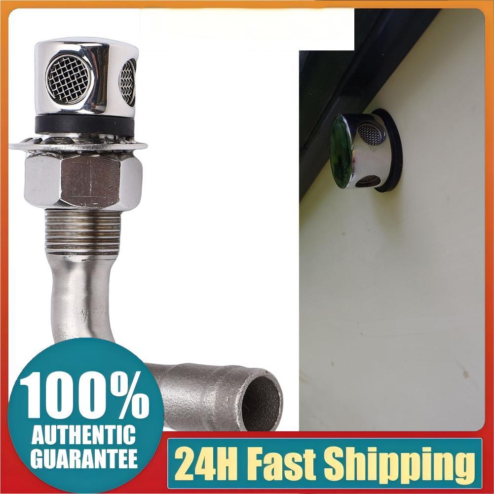 Toyus-TH เรือการใช้ Vent สแตนเลสประสิทธิภาพสูง Marine Grade 90 ° Breather วาล์วสำหรับท่อ 5/8 นิ้ว