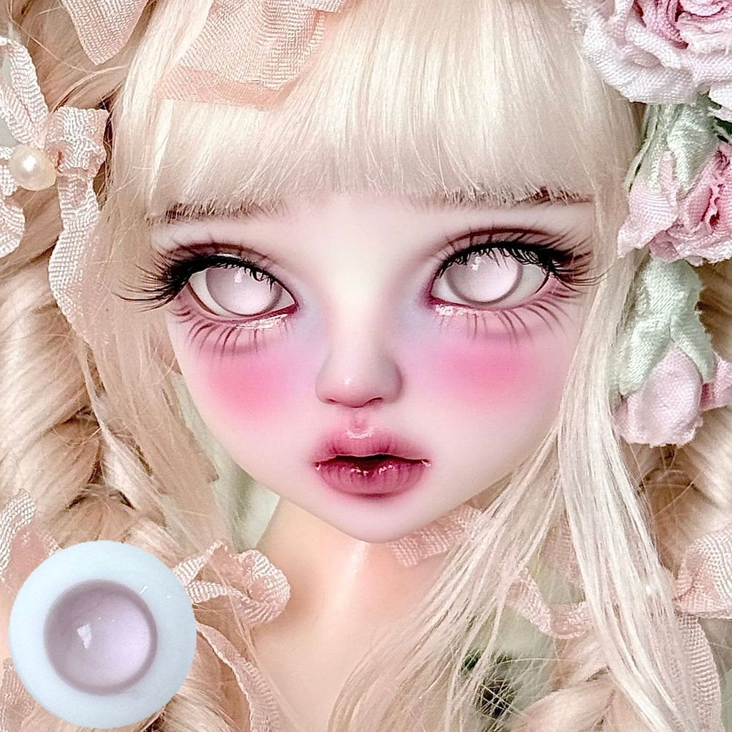 [แค่ลูกตาไม่รวมตุ๊กตา] BJD Glass Eyeballs Eyes Pink Eyes All-Match 1/3 1/4 1/6 1/8