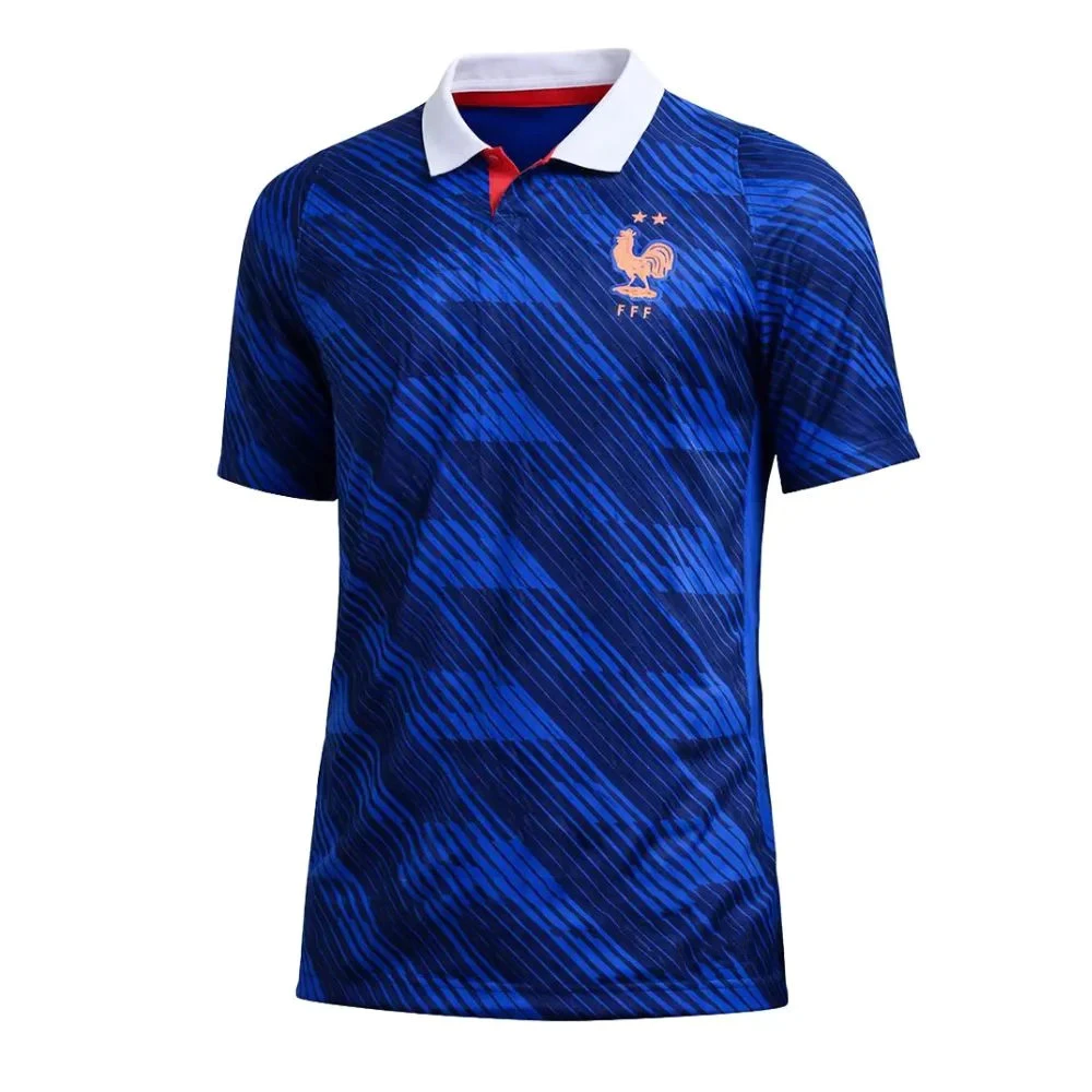 เสื้อฟุตболล์โลกปี 2026 ฝรั่งเศส สำหรับทุกวัน เหมาะสำหรับผู้ใหญ่และเด็ก พิมพ์ชื่อตามต้องการได้
