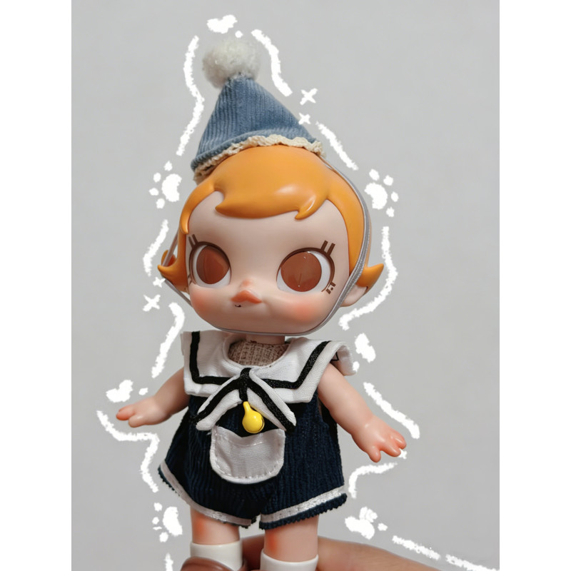[เด็กไม่มีทารก] babymolly Positive Winter Cute Conjoined Vinyl Doll Clothes Set