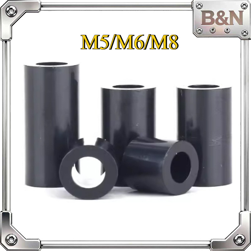 คอลัมน์แยก ABS สีดําผ่านคอลัมน์แขนไนลอน, คอลัมน์แยกฉนวน M5/M6/M8 B&N