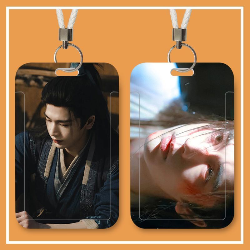 [สินค้าพร้อมส่ง] ที่ใส่บัตร Chasing Jade จางหลิงเฮ่อ แบบสไลด์ พร้อมสายคล้องคอ บัตรนักเรียน บัตรพนักงาน