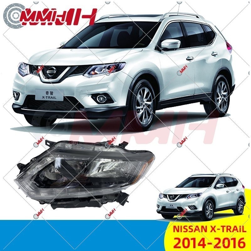 Nissan X-Trail Xtrail X Trail T32 (2014-2016) ไฟหน้าไฟหน้าไฟหน้าไฟหน้าไฟหน้า Lampu Depan ระบบแสงสว่า