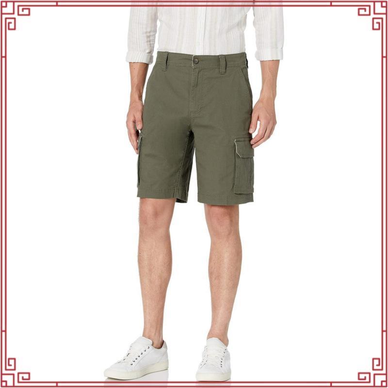 DAPPER กางเกงขาสั้นคาร์โก้สีเทาเข้มปกติ - HP11041L