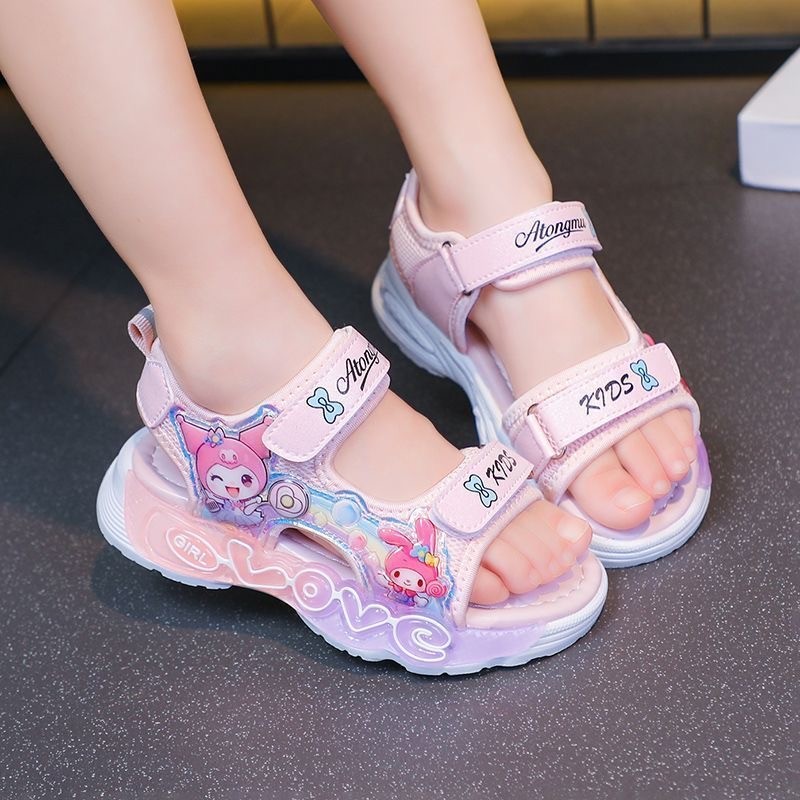 รองเท้าแตะกีฬาสำหรับเด็ก ขนาด 23-37 ซม. สวมใส่สบายและยังคงความเย็น พร้อมส่วนลดพิเศษ ราคา ถูกที่สุด ดีลบีเคเค แกลเลอรีภาพที่ 2
