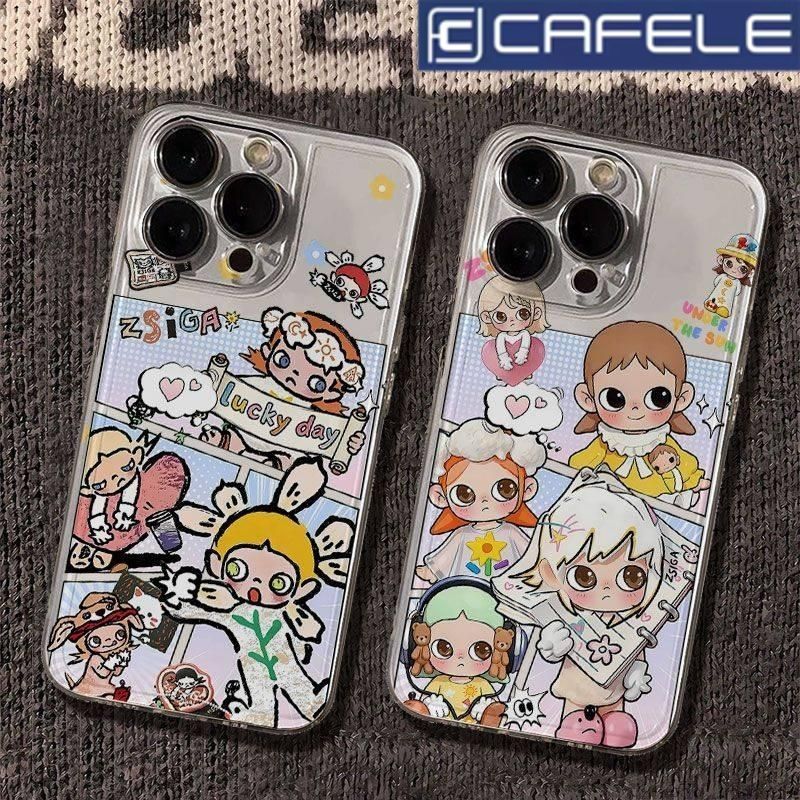 For OPPO A97/96/93 Phone Case, A57 Cartoon, Reno15 Pro Transparent, 13 Anti-Drop Cover