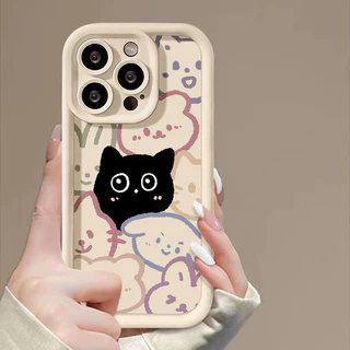 🔥KingMall🔥เคสโทรศัพท์น่ารักแบบใหม่ สำหรับ OPPO A7 A18 A94 A3 A60 A93 A98 A15 A57 A78 A79 A60 A58 A3S A12E
