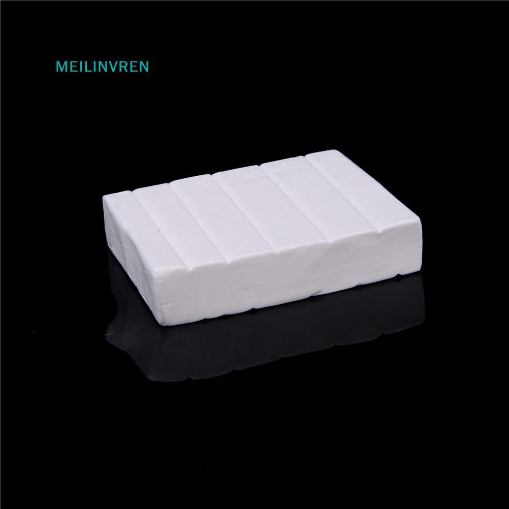 Meilinvrenyr เตาอบ-อบ Clay Fimo Polymer Clay Figuline 250g/ซองสีขาวสี Soft Cay Modeling TH