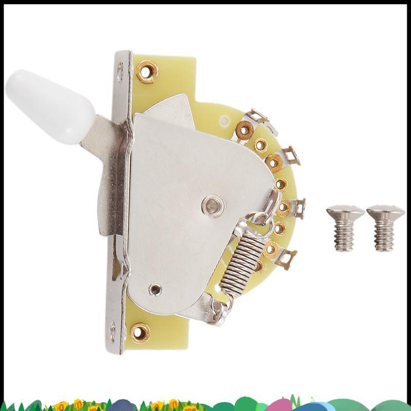 Super 5 Way Lever Switch Five-Speed Tone Switch อุปกรณ์กีตาร์สําหรับ SQ ชิ้นส่วนกีตาร์ไฟฟ้าสีขาว