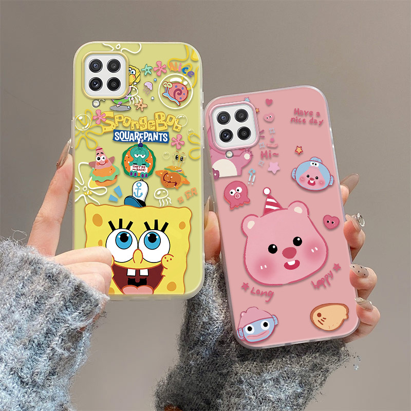 Samsung a22 4g case sassmung m22 4g case เคสโทรศัพท์ป้องกันการตกกระแทก