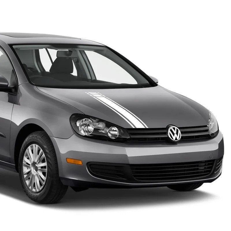รถ Hood Racing สไตล์สติกเกอร์สําหรับ Volkswagen VW Golf 8 7 5 6 R GTI MK8 MK7 MK5 MK6 MK4 ไวนิลฟิล์ม