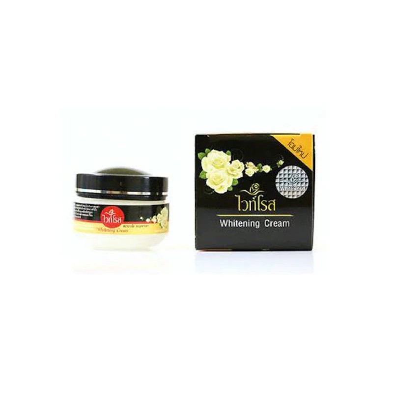 (ครีมบำรุงหน้า) สูตรไข่มุก ไวท์เทนนิ่งครีม Whitening Cream ฝาดำ 10g. mena