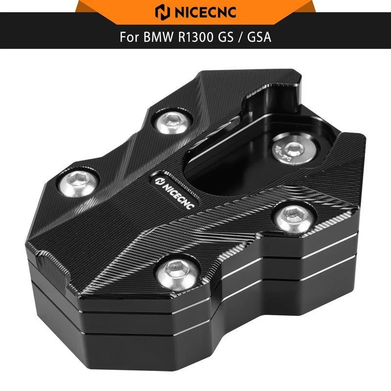 สําหรับ BMW R1300 GS R1300 GSA 2024–2025 ขาตั้งด้านข้าง Enlarger Pad ปรับความสูง Adaptive Suspension