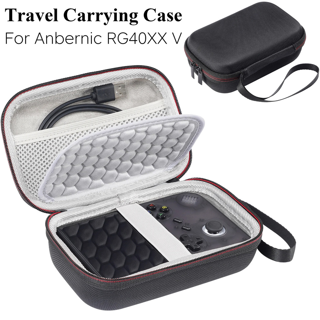Hard EVA Travel สําหรับ ANBERNIC RG40XXV แบบพกพาเกมคอนโซลกระเป๋าเก็บสําหรับ RG40XX V กระเป๋าถือมือถื