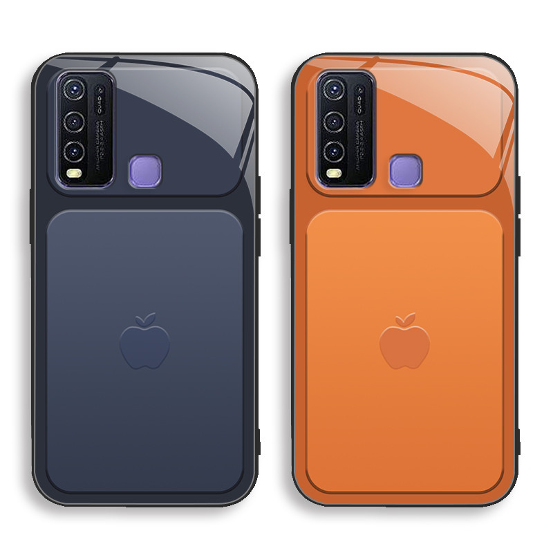 เข้ากันได้กับ [Vivo Y50 4g/Y30 4g/Y30i 4g] เคสโทรศัพท์กระจกซิลิโคน HD-Tech Minimalist ประณีต