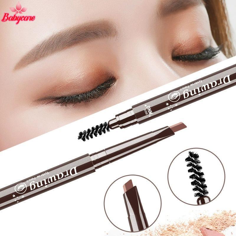 <BYCE-t> DNM 7 สีแต่งหน้าธรรมชาติ Double Head Super Fine ดินสอเขียนคิ้วกันน้ําติดทนนาน Easy Ware Eye Brow Make Up ปากกา