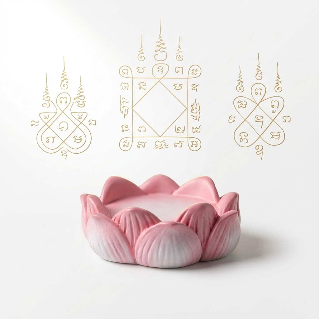 ฐานรองพระพุทธรูป ฐานดอกบัวมงคล สำหรับพระองค์เล็ก ฐานพระมินิมอล BUD461