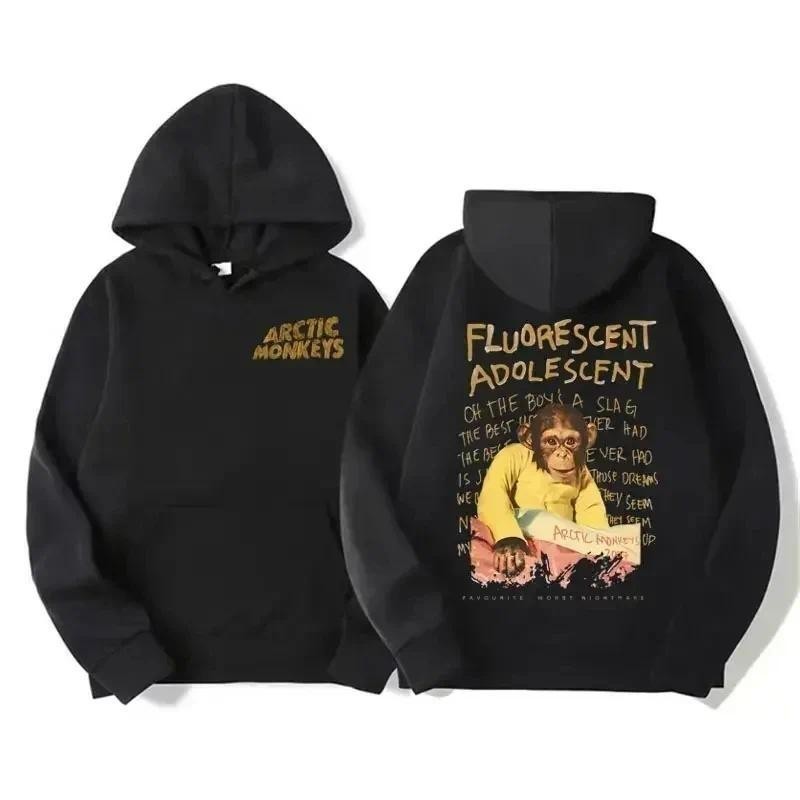 เสื้อฮู้ด ROCK BAND Arctic Monkeys ฮูดี้สไตล์โกธิคสำหรับผู้ชาย Men's Pullover Hoodie Tops