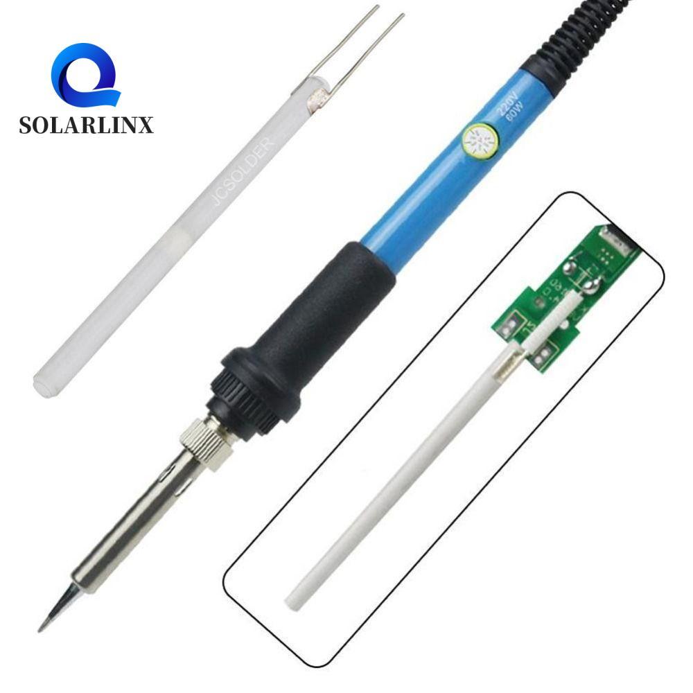 SOLARLINX หัวแร้งไฟฟ้าเครื่องทําความร้อน 60 W/80 W/100 W 60x3.8 มม. 220 V แกนหัวแร้ง