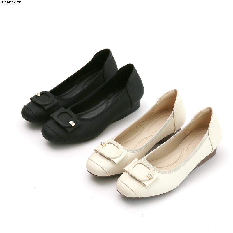 Thames(เทมส์) รองเท้าคัชชู รองเท้าส้นก้อน Shoes-TH41104