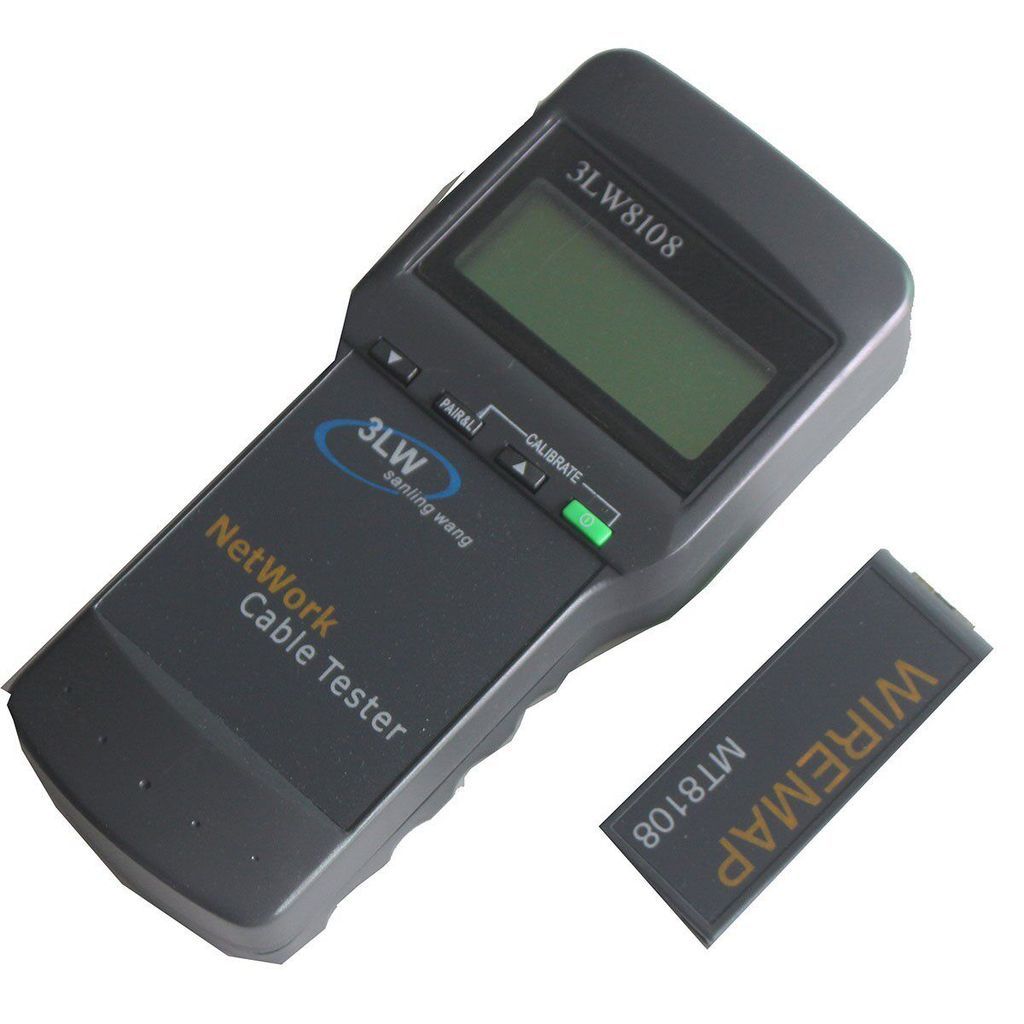 Sanling 3LW8108/SC8108 เครื่องทดสอบเครือข่าย Breakpoint ความยาวเรนจ์ไฟ Line Coupler Line Checker Lin