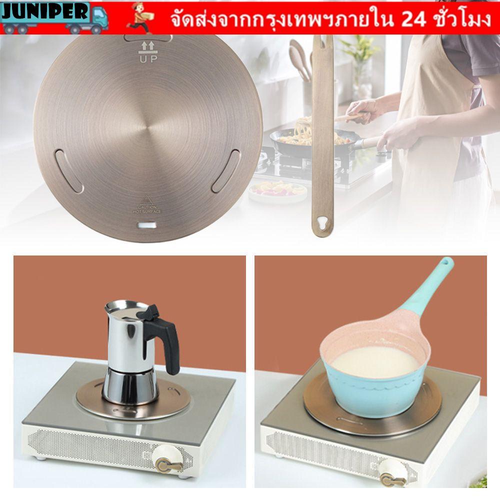 JUNIPER แผ่นนําความร้อนสแตนเลสแหวนแผ่นเครื่องกระจายความร้อนเตาแม่เหล็กไฟฟ้า