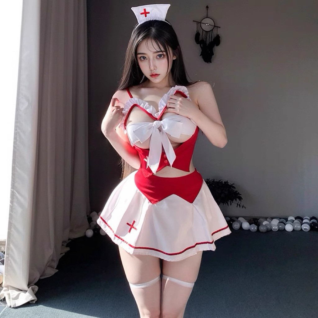 ชุดพยาบาล ชุดคอสเพลย์ ชุดนอนเซ็กซี่ รุ่น P47 (Jimo) 🏆เกรดพรีเมี่ยมแท้ Onenight888