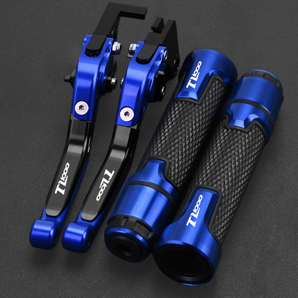 Eรถจักรยานยนต์พับปรับคลัทช์เบรคห้ามล้อHandlebar GripsสําหรับSuzuki TL1000/S TL1000S TL 1000 S 2001 2