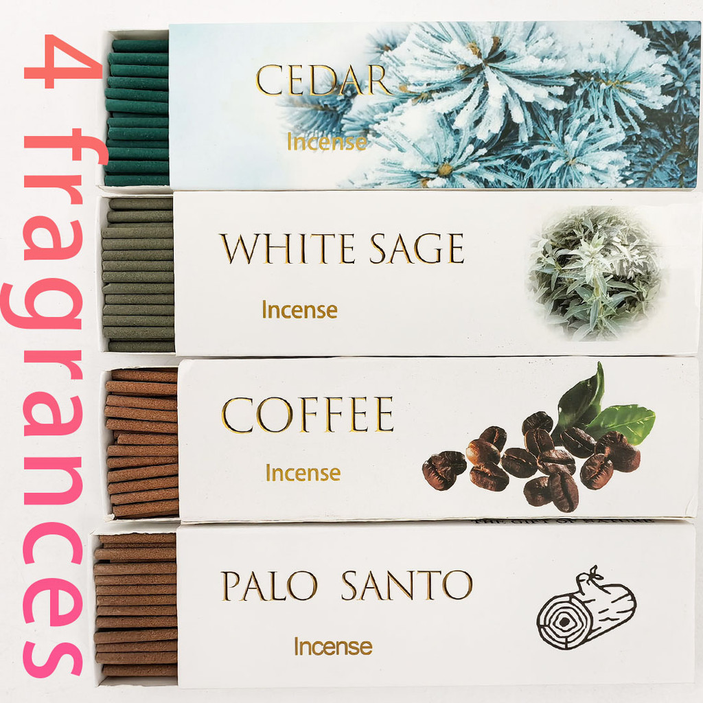 ธูปตะไคร้ Holy Wood White Sage Coffee Cedar ธูปในครัวเรือนในร่ม
