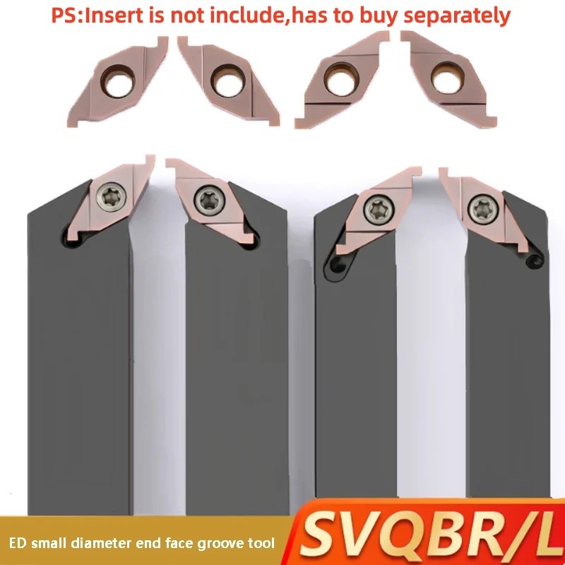 1PC SVQBR/SVQBL ED เส้นผ่านศูนย์กลางขนาดเล็ก End Face slot เครื่องมือบาร์ใบมีด/ED End Face Groove เค