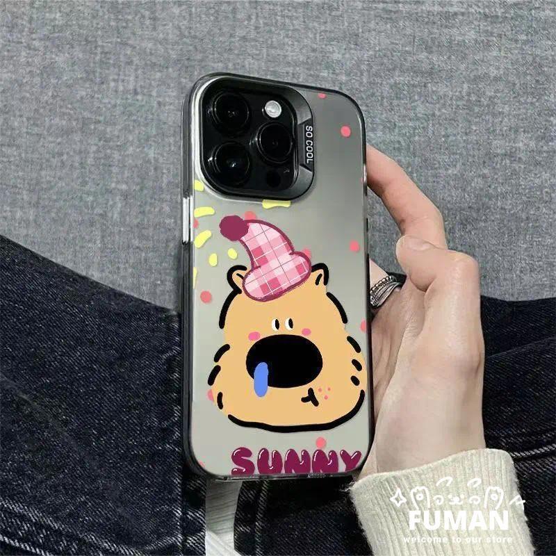 สุนัขน่ารักสีทึบสําหรับVivo Y39 Y29 Y29s Y04 Y12 Y12A Y12S S1 Pro Y9S Y7S Y03T Y01 Y04 Y03 Y02 Y02S 
