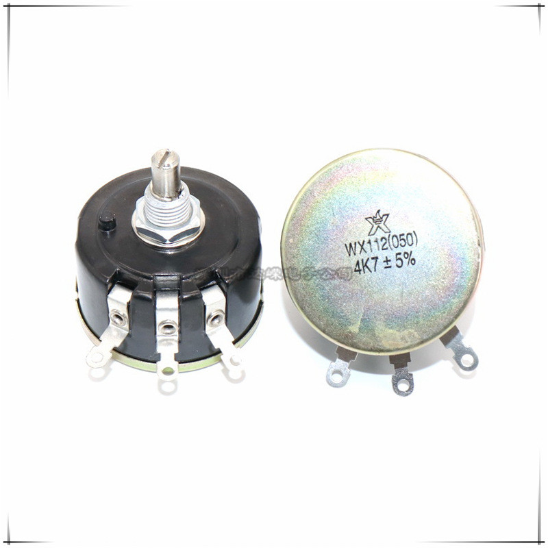 WX112WX050 Nantong Spark 5W วงกลมเดี่ยวลวด Winding Potentiometer 1K24K710K22K47K ประเภทพลังงาน