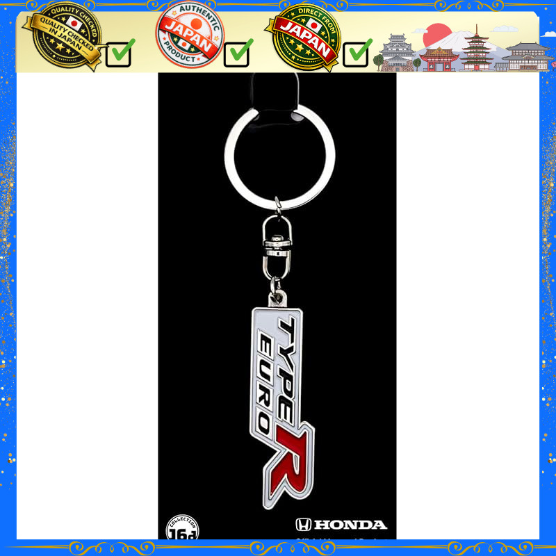 "Jurokuhoi Honda CIVIC FN2 TYPE R EURO Emblem Metal Key Holder"