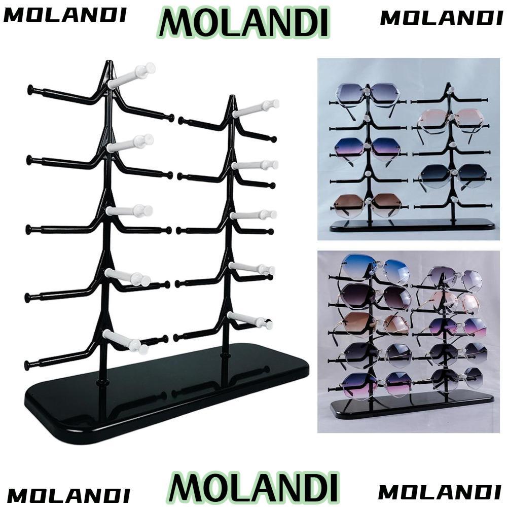 MOLANDI ชั้นวางจัดระเบียบแว่นตาแสดงประหยัดพื้นที่ Multi-layer Sunglass Holder Rack
