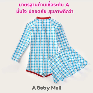 ชุดว่ายน้ําเด็กผู้หญิง Kuromi Cinnamoroll Melody Hello Kitty ชุด 3 ชิ้น แขนยาวและแขนสั้น ผ้าสปอร์ตยืด 4 ทิศทาง ป้องกันรังสียูวี UPF 50+