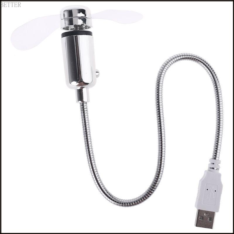 BETT USB-Powered Portable Mobile USB Fan Mini Gooseneck Fan สําหรับแล็ปท็อป Office Home