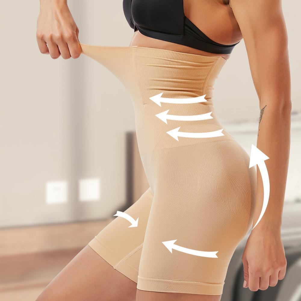 【XS-4XL！！】กางเกงกระชับสัดส่วนสำหรับผู้หญิง ไซส์ใหญ่ เอวสูง ทรงบ็อกเซอร์ ช่วยยกกระชับและจัดทรงสะโพก เนื้อผ้าโปร่งสบาย